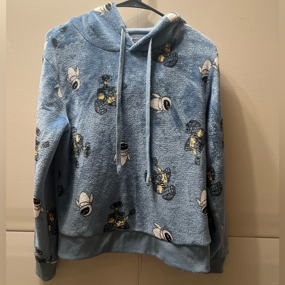 Pixar Wall-e and EVE Hoodie Women’s Size Medium